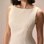 RIHOAS The Beige Boat Neck Textured Mini Dress Size XS Photo 4