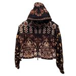 Farm Rio  Brown Winter Ainika Puffer Jacket Size Medium Photo 7