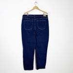 American Eagle Mom Jeans Size 18 Regular Dark Wash High Rise Stretch Photo 1