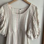 Free People  Elise Textured Gauzy Striped Tunic Photo 3