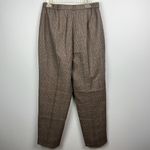 Requirements Vintage 100% wool plaid  size 12 pleated straight leg pants Photo 7