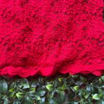 J for Justify Red lace long sleeve top  Photo 2