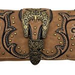 Western Women's Wallet Clutch Brown Photo 0