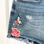 BLANK NYC  Embroidered Denim Hiker Shorts 29 Photo 1