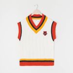 NWT Harry Potter Warner Bros. Hogwarts Womens Sweater Vest Cream Photo 3