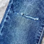 American Eagle  Hi Rise Jeggings Womens 6 Denim Super Stretch Ripped Blue Jeans Photo 13