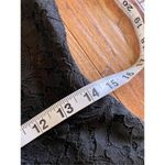 J.crew black lace crewneck dress size 6 Photo 10