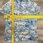 Reel Legends Blue, White & Green Print Short Sleeve V-Neck T-Shirt Size Large Photo 8