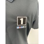 Nike Mobil 1 Logo  Golf Women's Short Sleeve Polo Shirt Black Size Medium Photo 10