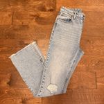 INC  NWT Distressed High Waist Slit Side Flare Jeans Photo 3