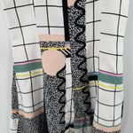 & Other Stories & Other Stories Dress Size 4 Mini Retro Print Graphic Grid Skater Balconette Photo 10