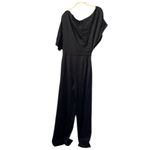 Elliatt Amari Satin Off The Shoulder Jumpsuit Size XS In Black Photo 8