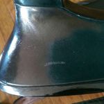 Etienne Aigner  Silver and Gray Wedge Sandals - Size 9 Photo 3