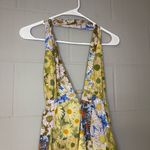 ZARA Floral Printed Patchwork Halter Mini Dress Women’s Size XS Blogger Favorite Photo 5