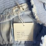 BeachLunchLounge Pants Light Blue Tie-dye Elastic Waist Wide Leg Small New Photo 3