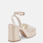 Dolce Vita Wessi Pearl Heels White Size 9 Photo 6