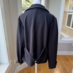 Joan Rivers  Black Short Jacket with Brass Gold Buttons Size Large Photo 3