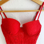 Victoria's Secret The Lacie Red Push Up Slip Sz Medium Photo 1