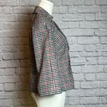 Nine West Houndstooth Cropped Peacoat Women's Size 2P Photo 1