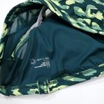 Aerie Offline Goals Plunge Sports Bra Deep Forest Green Animal Print Size Small Photo 4