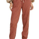 Wishlist The Eva Corduroy Cinnamon drawstring Joggers women’s Large comfortable casual Photo 0