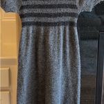 Sweater Project  Dress Fit and Flare Gray Turtleneck Womens fits Small to Medium Photo 4