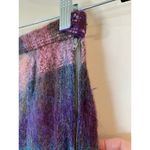 Jeanne Delahaye Vintage Mohair Vest with Matching Skirt Purple Size Small Photo 3