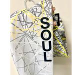 SoulCycle Spoke Pattern High Rise 3/4 Length Leggings White Multi Women's XS Photo 1