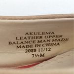 Anne Klein  Women's Tan/Red Shoes/Heels Sz7.5M SKU 3575 Photo 4