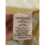 Sundance Women's Valeria Eyelet Shirt Yellow Long Sleeve Size Small Catalog Boho Photo 7