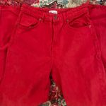 ZARA Red Jeans Photo 3