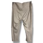 Outdoor Voices  TechSweat Two-Tone Tan Cream Cropped Leggings Photo 4