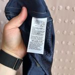 J.Crew  Stratus Side‎ - Stripe Pant Textured Satin Sz 18 Navy Photo 4