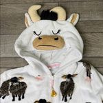 Holiday Time  Pink and White Fleece Onesie Photo 4