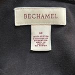 Bechamel Vintage Dog Applique Long Sleeve Polo Black Size M Photo 2