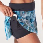 Lululemon Play Off The Pleats Skirt Sun Dazed Multi Blue Super Dark Size 2 Photo 1