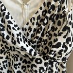 EXPRESS Y2K Leopard Print V neck Slip Dress Size S Photo 2