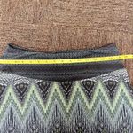 prAna  Women’s Mini Skirt Size S Geometric Athletic Green Blue EUC Photo 1