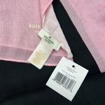 Kate Spade Colorblind Large Shawl Scarf in Pink and White, NWT Photo 4