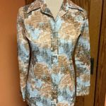 Vtg 70s big collar polyester disco shirt Photo 6