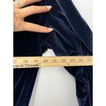 Fabletics Velour Zip Wide Leg Jumpsuit Navy Blue L Loungewear Y2K Athleisure Photo 10