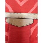 Coach  Coral Orange Zebra‎ Print Tote Bag Canvas F23283 Purse Handbag Designer Photo 11
