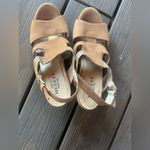 Sesto Meucci  Leather Wedge Sandals Size 10 Photo 4