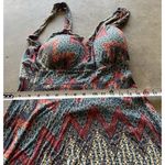 American Rag CIE Summer Festival Dress XS Bohemian Handkerchief Hem Wide Straps Photo 5