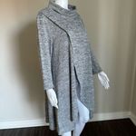 P. Luca Milano Cowl Neck Oversized Sweater Dress Gray XL Photo 1
