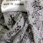 YUJIA Medium Gray Long Sleeve, Tiered, Ruffle, Lace Dress Photo 6