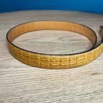 Ammons Boots Authentic Caiman Alligator Belt Tan Camel 1” Buckle Western Rodeo Photo 1