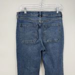 Gap Blue Denim Flare High Rise Jeans Size 8 Short/29 Slit Pocket Cotton Photo 5