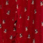Loft Women’s sleep pajama bottoms red with dogs frenchies bulldogs print M Photo 4