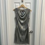 White House | Black Market Cowl Neck Shimmery Women’s Knee Length Dress Size 4 Photo 1